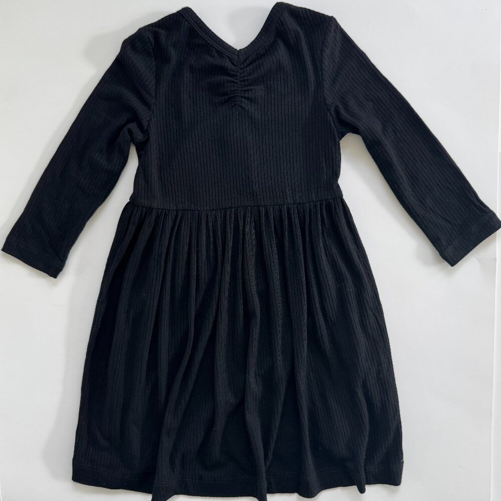 NWT Kate Quinn Black Rib Knit Dress 18-24M Halloween Witch Cat Costume Base